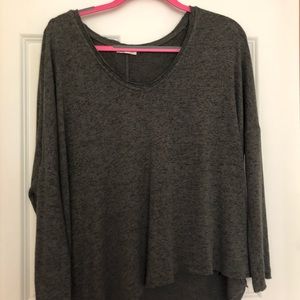 Comfy sweater, dark olive green